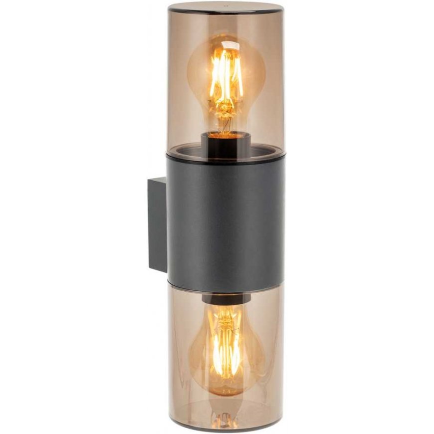 Wall lamp Orno SALVIA oprawa ogrodowa, 2xE27, max. 2x15W, IP54, gray
