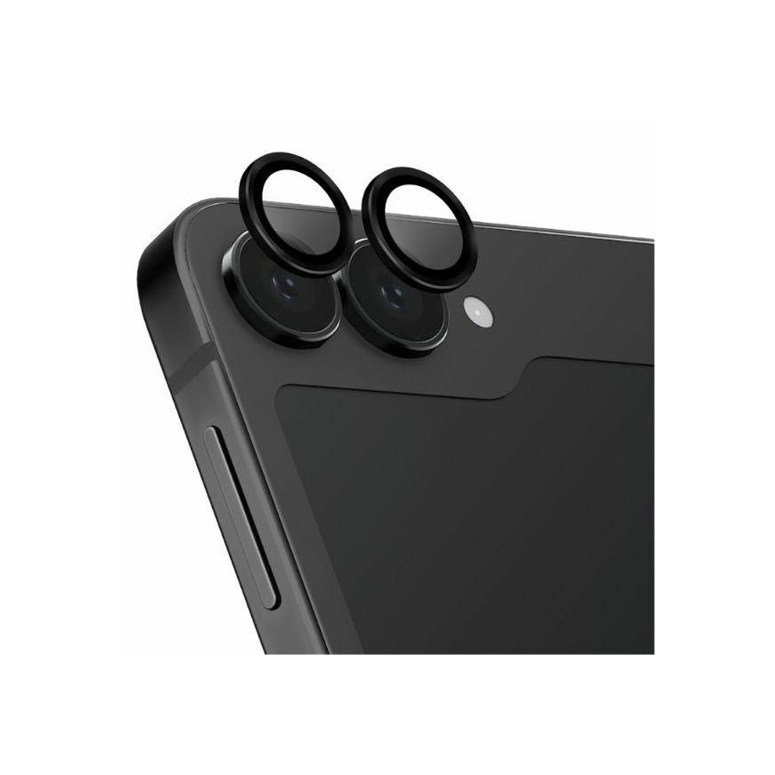 Uniq Optix Auminium Tempered Glass for Lens with Applicator for Samsung Galaxy Z Flip 6 - Black