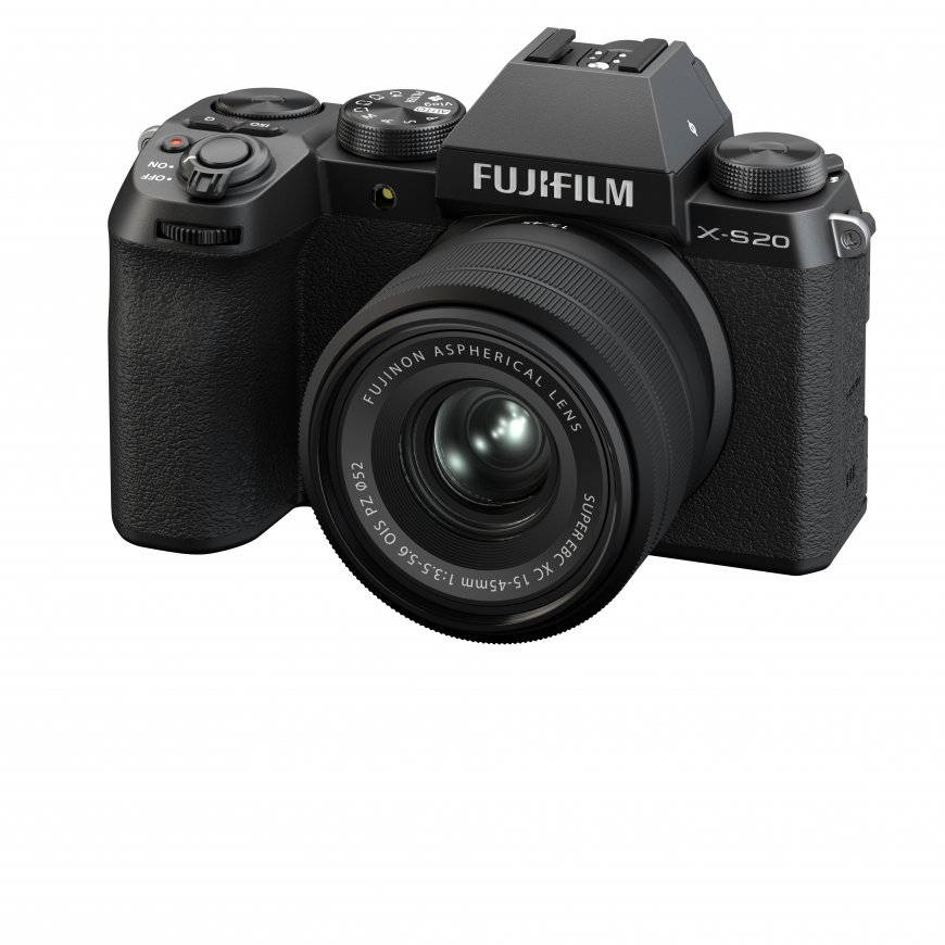 Fujifilm X -S20 + XC15-45mm MILC 26.1 MP X-Trans CMOS 4 6240 x 4160 pixels Black – 3