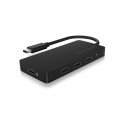 ICY BOX IB-HUB1429-CPD USB 3.2 Gen 2 (3.1 Gen 2) Type-C 10000 Mbit/s musta ICY BOX IB-HUB1429-CPD USB 3.2 Gen 2 (3.1 Gen 2) Type-C 10000 Mbit/s musta