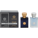 Versace Išskirtinis Travel Retail rinkinys Pour Homme tualetinio vandens purškiklis 30ml + Pour Homme Dylan Mėlyna tualetinio va Versace Išskirtinis Travel Retail rinkinys Pour Homme tualetinio vandens purškiklis 30ml + Pour Homme Dylan Mėlyna tualetinio va