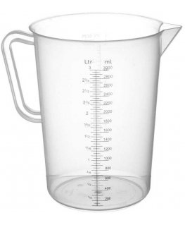 Food measuring cup with graduation, polypropylene, 3 l - Hendi 567401