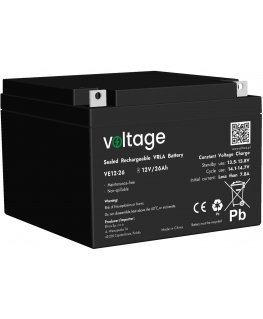 AGM Battery Voltage 12V 26Ah VE12-26