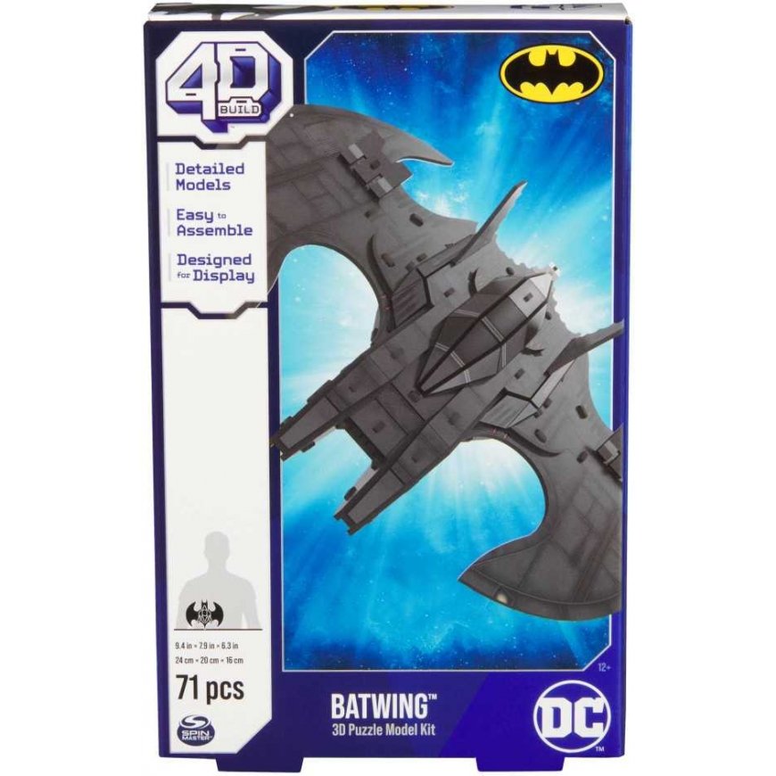 4D Build - Batwing 4D figūrėlės dėlionė, 71 vnt. – 4