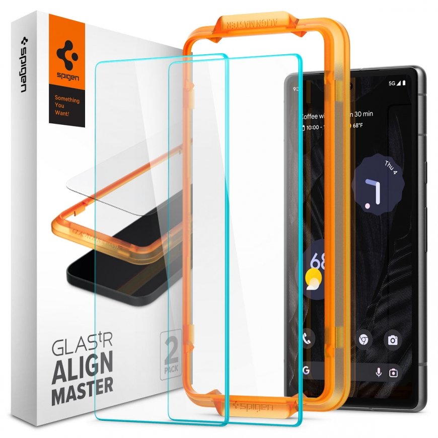Spigen Glas.tR AlignMaster Caurspīdīgs ekrāna