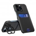 Leather Stand Case for iPhone 14 Pro Max cover card wallet with stand black Leather Stand Case for iPhone 14 Pro Max cover card wallet with stand black