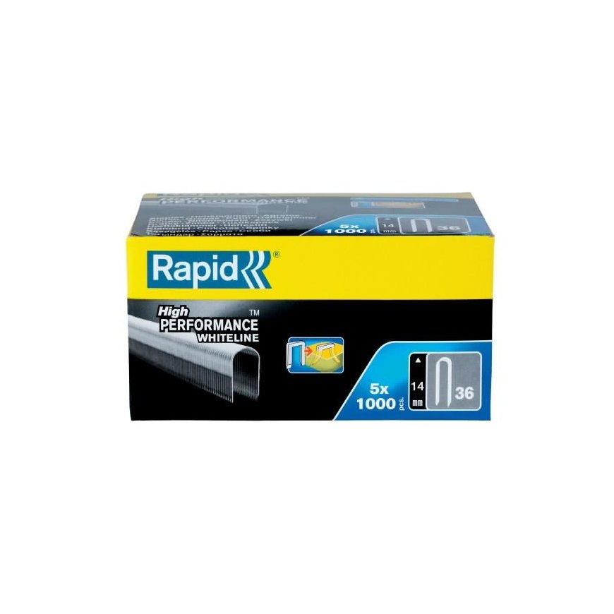 Staples "Rapid" 36/14, 5000 pcs. White – 4
