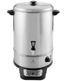 Kettle Royal Catering Warmer heater with drip grid for hot water, stainless steel 230V 30L
