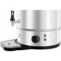 Kettle Royal Catering Warmer heater with drip grid for hot water, stainless steel 230V 30L