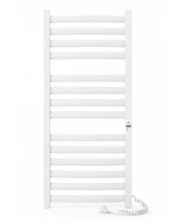 Electric towel heater Atlant Premium C14, 500x1200 White Right, Timer/Programmer