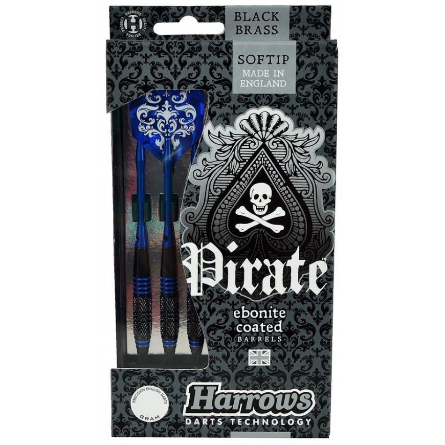Harrows Mėlyna Darts Softip PIRATE 3x18gK mėlynas – 2