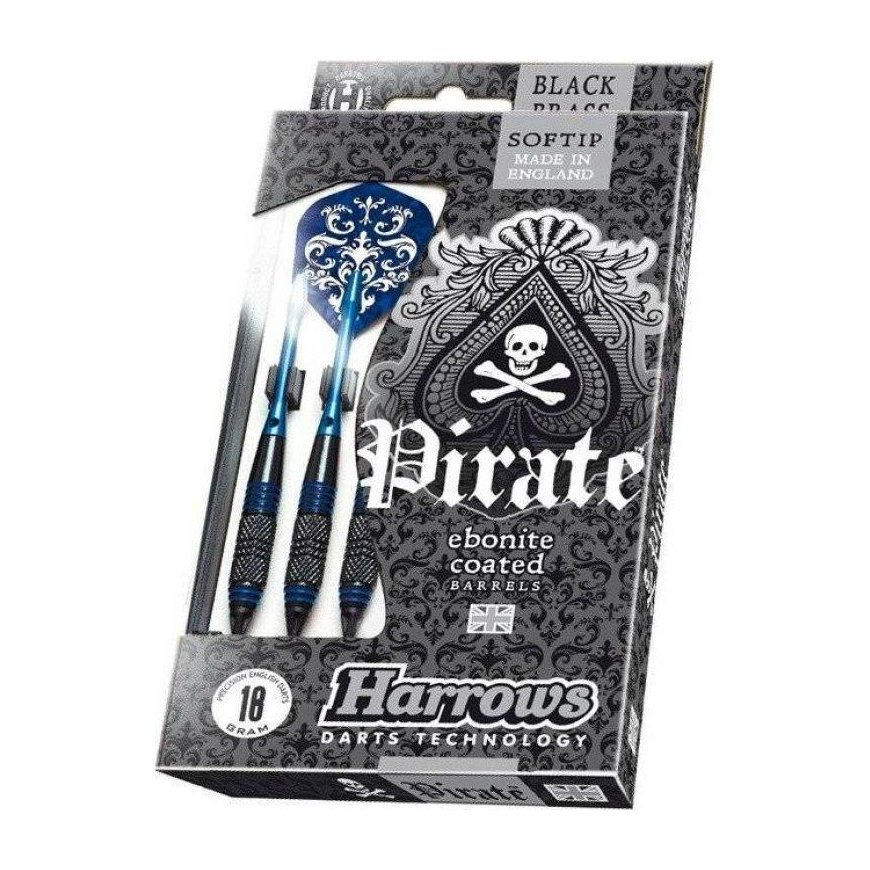Harrows Mėlyna Darts Softip PIRATE 3x18gK mėlynas – 3
