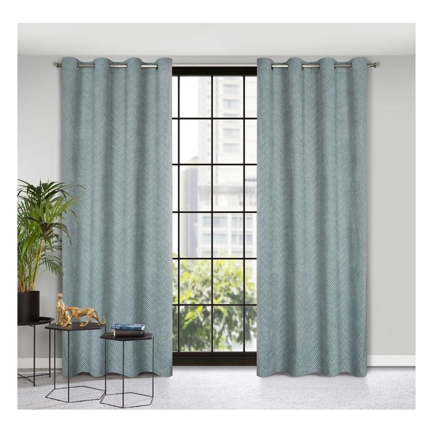 Eurofirany Curtains ISLA / Steel 140X250 TRANS – 4