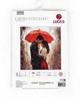 luca S Counted Cross Stitch Kit "Under the Umbrella" 27x29cm SBU5047