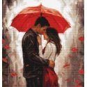 luca S Counted Cross Stitch Kit "Under the Umbrella" 27x29cm SBU5047 luca S Counted Cross Stitch Kit "Under the Umbrella" 27x29cm SBU5047
