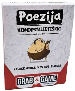 Kadabra Poezija Neandertalietiškai (Poetry for Neanderthals) kišeninė versija