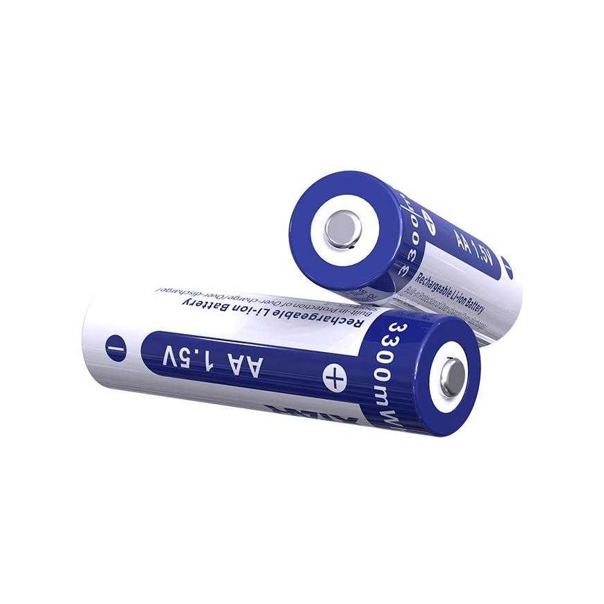 R06 / AA 1,5 V Xtar 2200 mAh baterijos (4 vnt. dėžutė) su apsauga – 3
