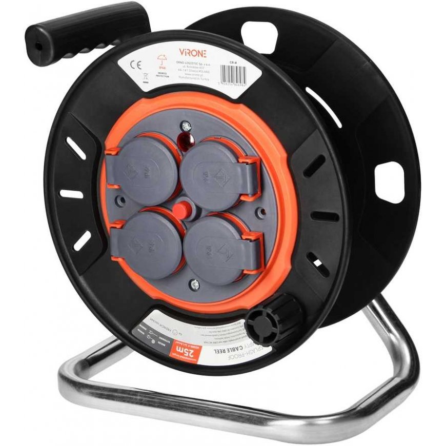 Waterproof coil Orno IP44 4x2P+Z 16A 230V, H05RR-F 3x1.5mm2, 25m – 2