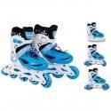Roller skates Enero 4in1, size 34-37, blue