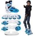 Roller skates Enero 4in1, size 34-37, blue