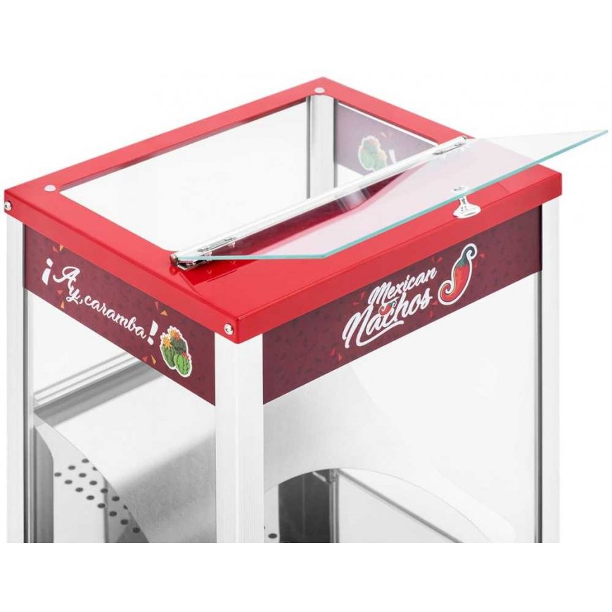 Royal Catering LED Lighted, LED Lighted, 45L Popcorn Heating Screen – 3