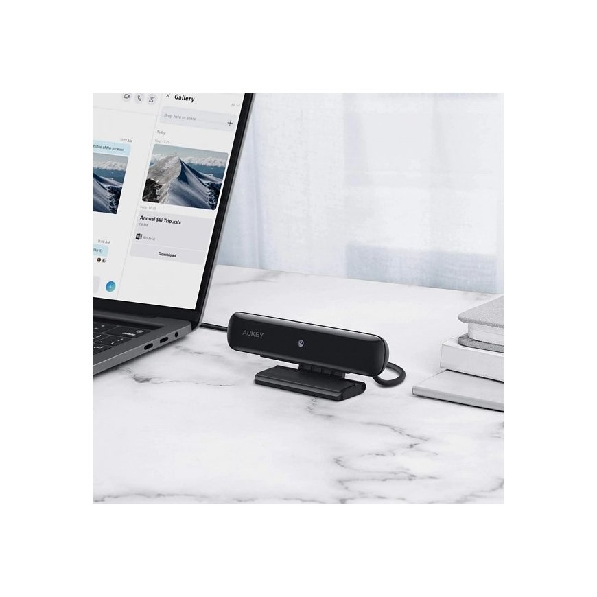 AUKEY PC-W1 вебкамера 2 MP USB Черный – 3