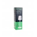 V-TAC nakts galda lampa, 3 W LED uzlāde, regulējama balta VT-7703 4000K 70lm V-TAC nakts galda lampa, 3 W LED uzlāde, regulējama balta VT-7703 4000K 70lm