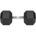 Gumuotas ketaus hantelis HEX 25 kg REBEL ACTIVE Gumuotas ketaus hantelis HEX 25 kg REBEL ACTIVE