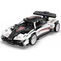 Klocki konstrukcyjne CaDA Samochód sportowy wyścigowy balta Z-Wind Sports Car Auto su diskų įtaisu pull back 321 dalys Klocki konstrukcyjne CaDA Samochód sportowy wyścigowy balta Z-Wind Sports Car Auto su diskų įtaisu pull back 321 dalys