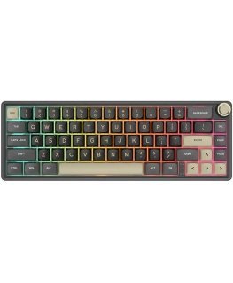 Royal Kludge R65 RGB Phantom laidinė mechaninė klaviatūra | 60%, Chartreuse switches, US