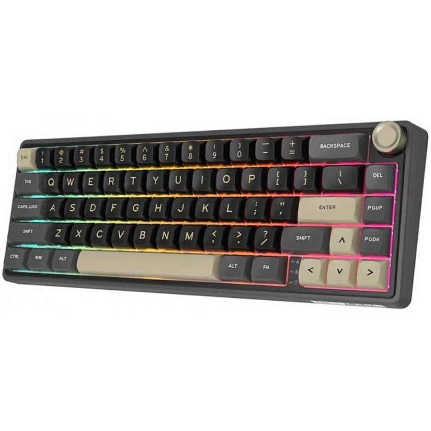Royal Kludge R65 RGB Phantom laidinė mechaninė klaviatūra | 60%, Chartreuse switches, US – 3