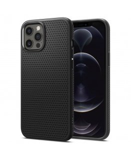 Spigen Liquid Air Matte mobiliojo telefono dėklas 15,5 cm (6.1") Juoda
