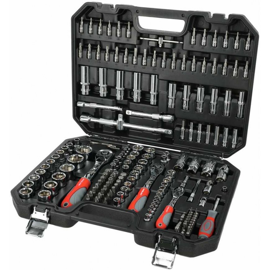 Rinkinys 179 vnt. nasadek,crv,s2,1/2",3/8",1/4",bmc,proline
