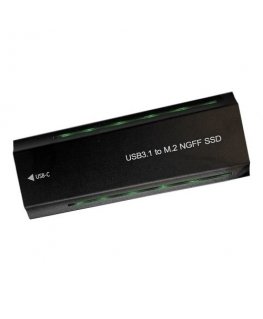 Extra Digital Ultra M.2 PCIe NGFF/NVMe SSD case USB3.2, 20Gbps, RGB