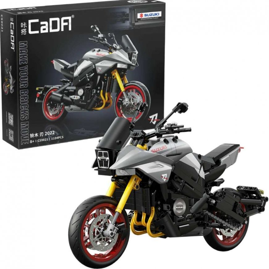 Klocki konstrukcyjne CaDA Motor Suzuki Katana Motocykl Chassis 1104 elements C59021W