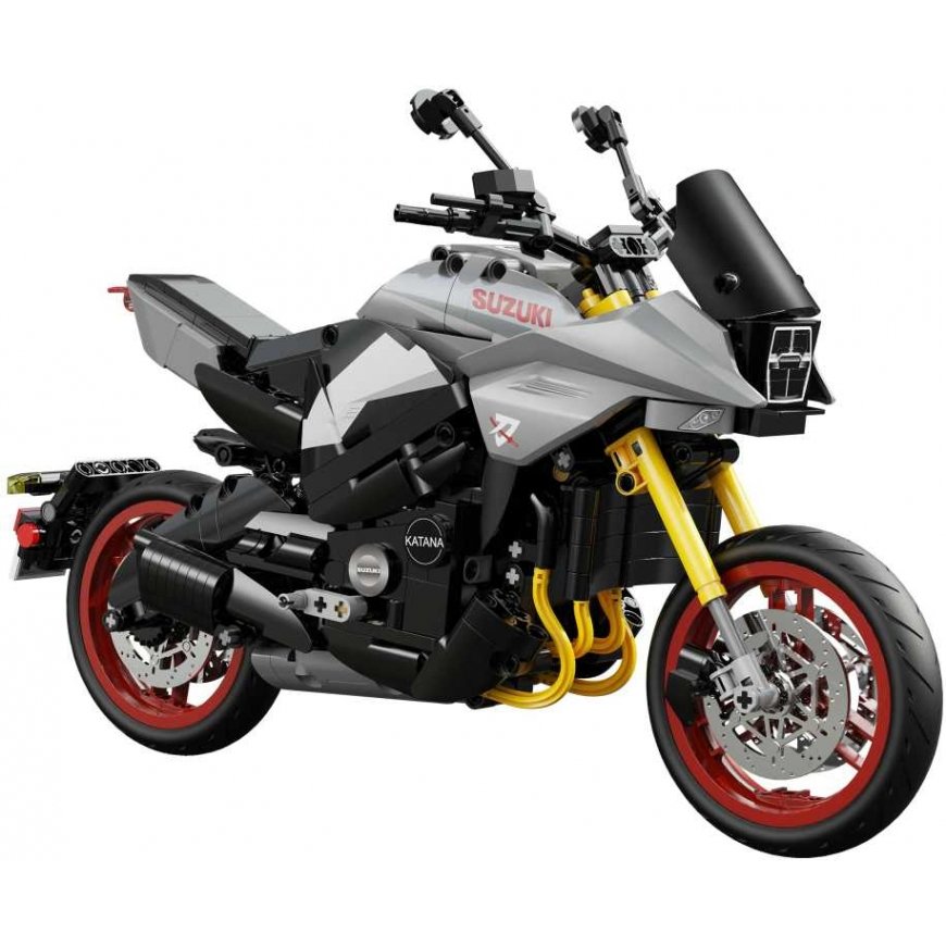 Klocki konstrukcyjne CaDA Motor Suzuki Katana Motocykl Važiuoklė 1104 elementy C59021W – 2