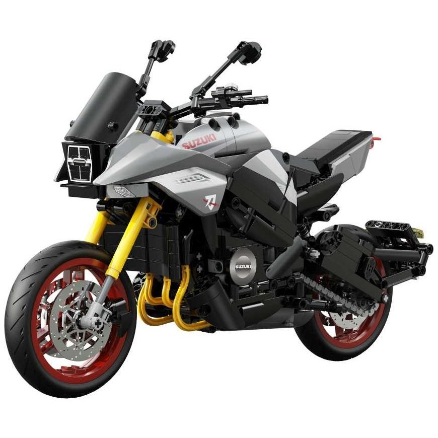 Klocki konstrukcyjne CaDA Motor Suzuki Katana Motocykl Chassis 1104 elements C59021W – 4