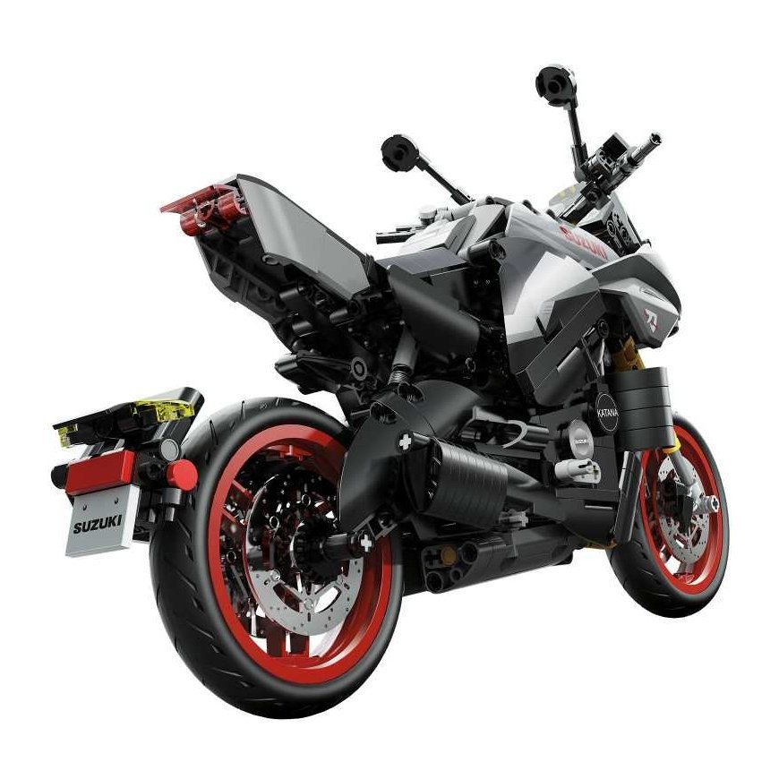 Klocki konstrukcyjne CaDA Motor Suzuki Katana Motocykl Chassis 1104 elements C59021W – 5