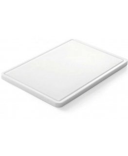 Kitchen board for cutting and chopping raw materials with grooves HDPE 35.5x25cm - Hendi 826362