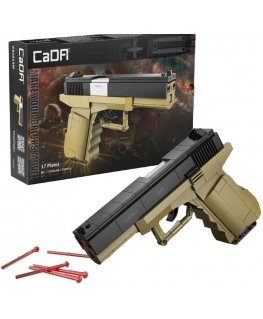 Klocki Konstrukcyjne Cada broń Pistolet 17 Pistol 5 naboi 338 parts