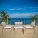 Rinkinys mebli ogrodowych technorattanowych Emma popiel PATIO Rinkinys mebli ogrodowych technorattanowych Emma popiel PATIO