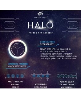 Granulės grandinės sutepimui Finish Line HALO Hot Wax 600g