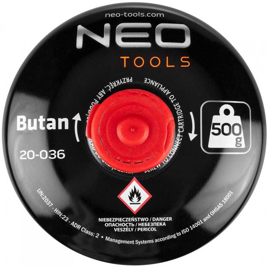 Neo Tools Tourist gas burner + 2 gas cartridges 20-036 – 4