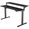 Spacetronik Moris 133BB elektrinis stalas 140x70 Spacetronik Moris 133BB elektrinis stalas 140x70