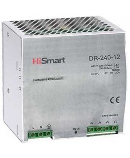Hismart Maitinimo šaltinis 12V, 20A, 240W, DIN
