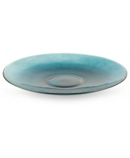 Eurofirany LIMITED COLLECTION LILI6 Plate, ∅ 37 X 4 cm, color: turquoise