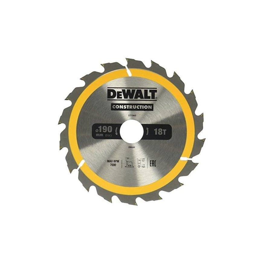 DeWALT DT1943-QZ griezējdisks disku zāģiem 1 pcs