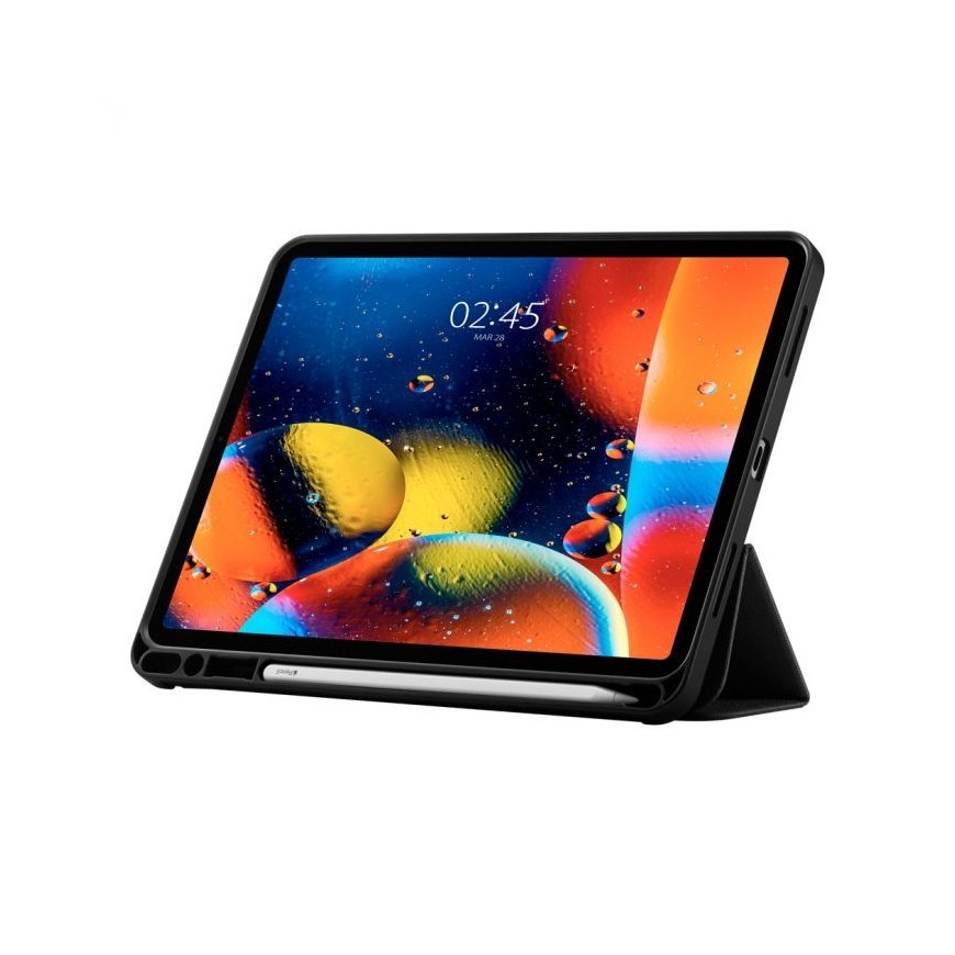 Spigen ACS01054 planšetinio kompiuterio dėklas 27,9 cm (11") „Folio“ Juoda – 2