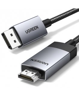 Ugreen DP119 25491 DisplayPort to HDMI 4K 60Hz Cable 3m - Gray