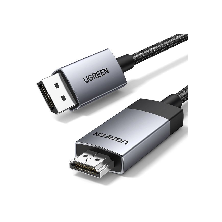 Ugreen DP119 25491 DisplayPort to HDMI 4K 60Hz Cable 3m - Gray